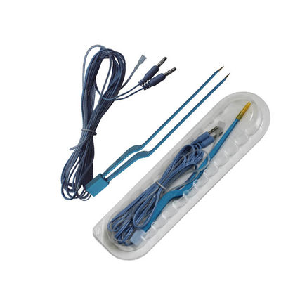 Standarddesign Einwegelektrokirurgischer Bleistift mit Silberfarbe und Edelstahl