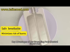 Individuell angepasste elektrokirurgische Erdungsplatte Bi Polar Silberfarbe